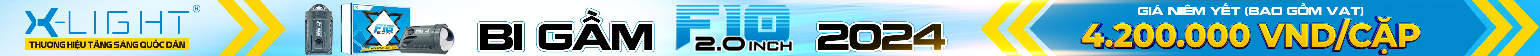 BI GẦM X-LIGHT F10 2.0 2024
