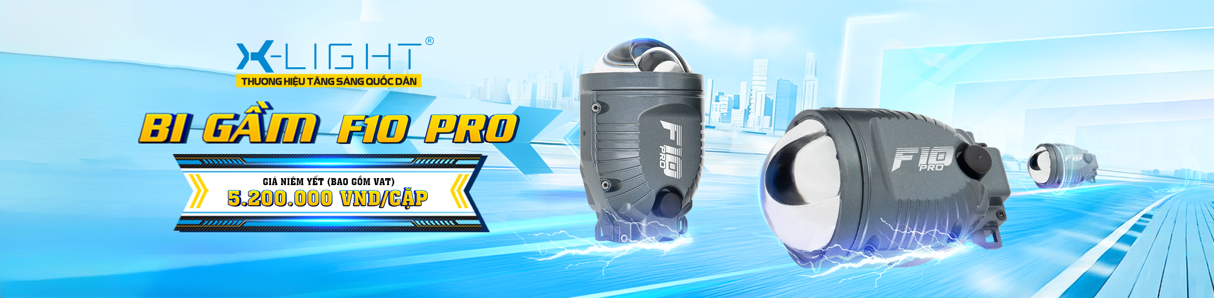 BI GẦM X-LIGHT F10 PRO